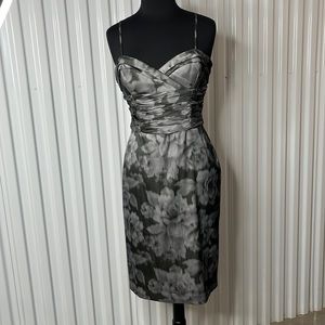 Nine West Spaghetti Straps Floral Print Dress. Preowned